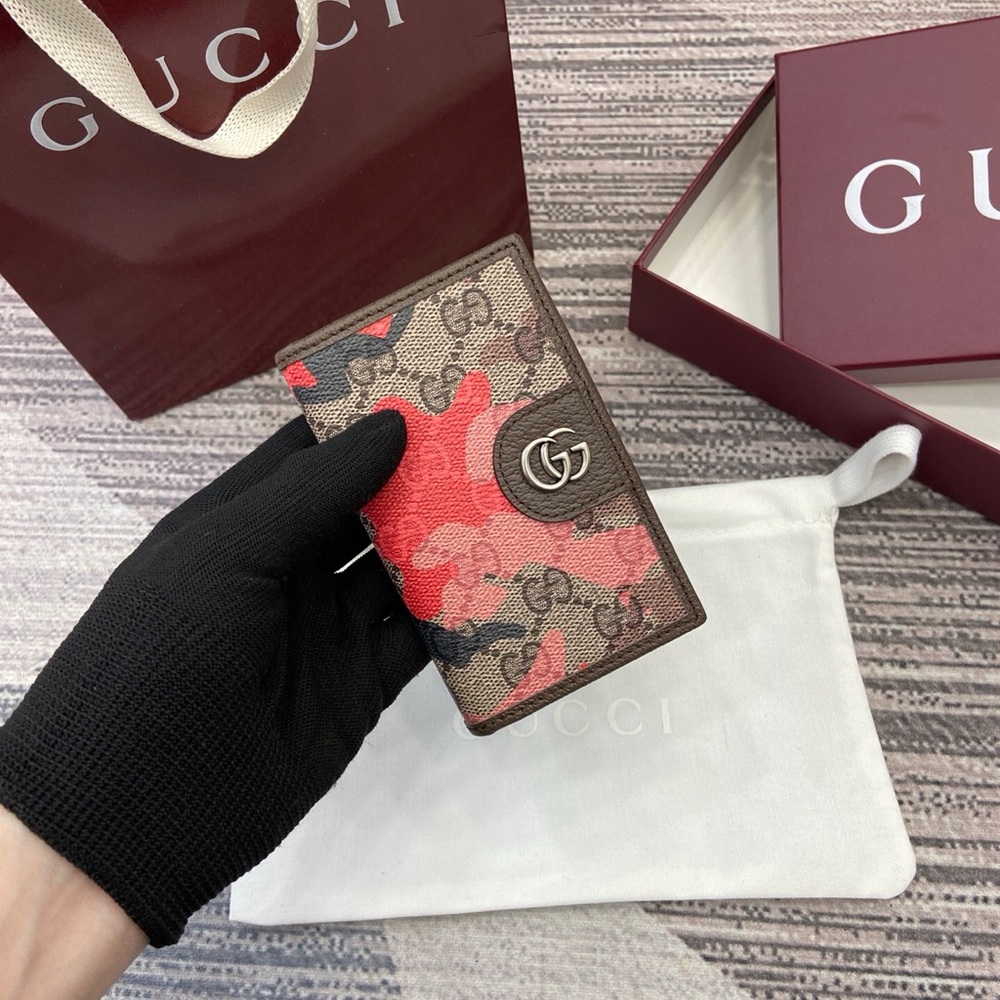 Gucci GG Blooms Card Holder/Wallet